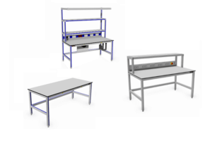 Aluminium werktafels Voorbeeldmodellen