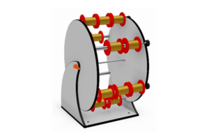 draaibare haspelhouder geheel naar wens samengesteld