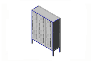 kasten voor printplaten (ESD-veilig) t.b.v. internetknooppunt