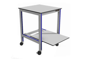 Trolley met uitschuifbaar onderblad t.b.v. printer