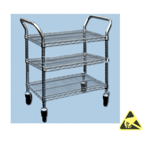 ESD-veilige trolley 3 legborden