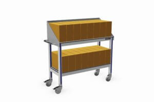 trolley geschikt voor 16 stuks archiefdozen
