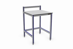 vlakke werktafel met montagebeugel