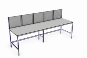werktafel met 5 gereedschapsborden