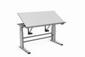 tafel elektrisch verstelbaar met kantelbaar werkblad (elektrisch) ca. 45°
